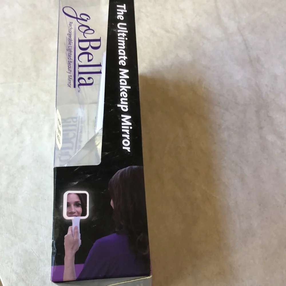 Go Bella Mirror As Seen On TV Ultimate Makeup Mirror Countertop Rechargeable LED